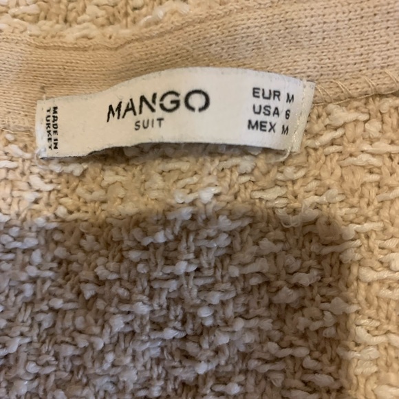 Mango Beige Textured Cardigan Jacket - Picture 5 of 5